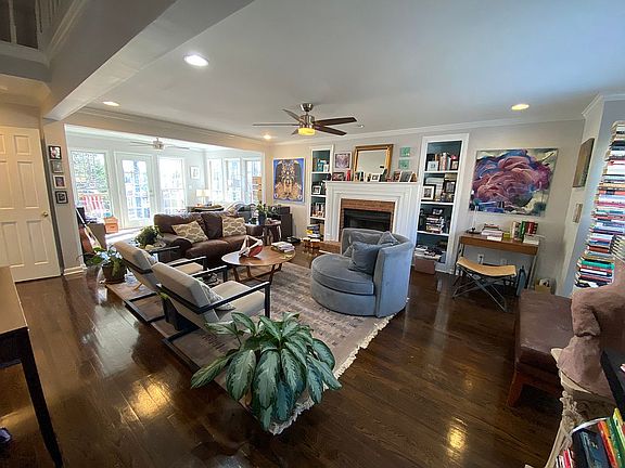 Renovated open living room 