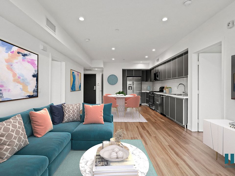 Open-Concept Kitchen, Dining, and Living Room