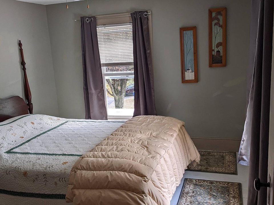 Bedroom faces west.
