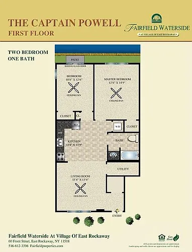 Floor plan The Captain Powell