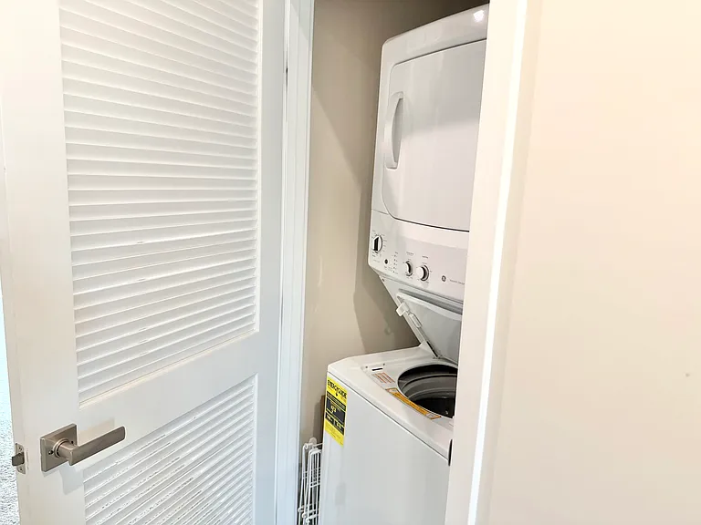 Hallway laundry- washer and dryer
