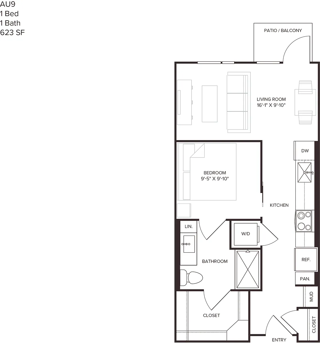 Floor plan AU9