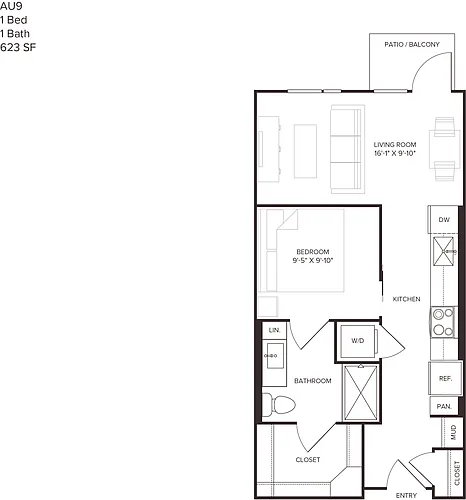 Floor plan AU9