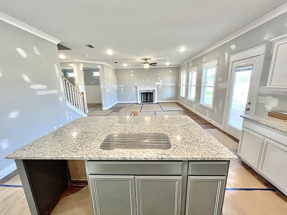 Needing a few more touchupsssss Note craftsman trim upgrade and marble surround gas fireplace with