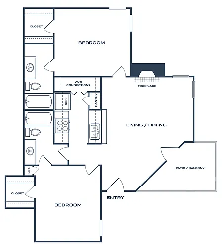 Floor plan B1 Renovated