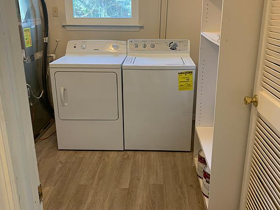 Washer and dryer included