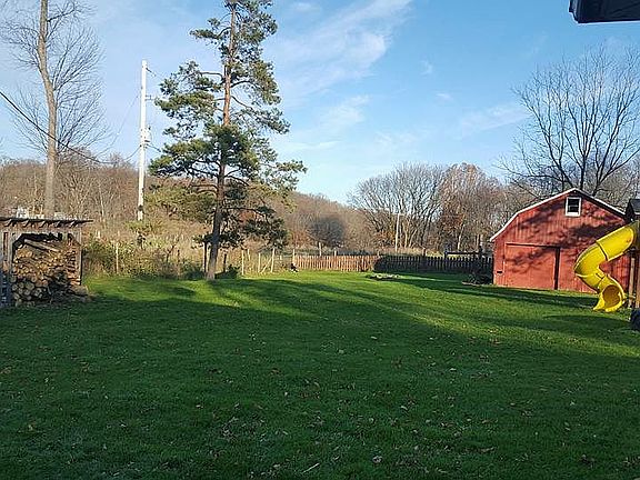 Barn and back yard