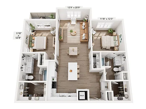 Floor plan B3