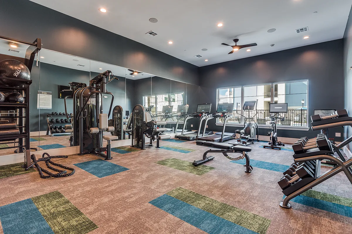 Fully Equipped Fitness Center - The Residences at Arbor Oaks