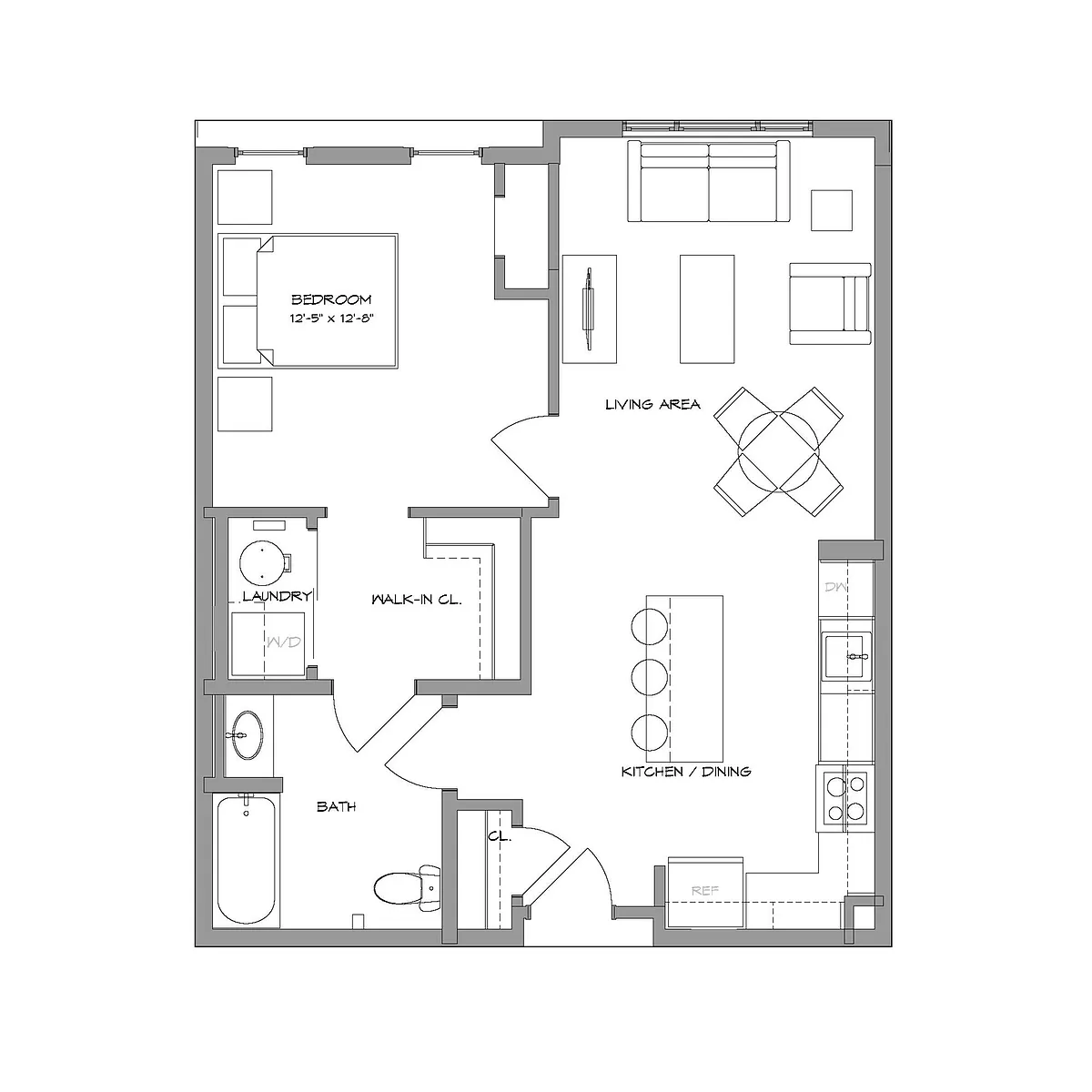 Floor plan 1BR15