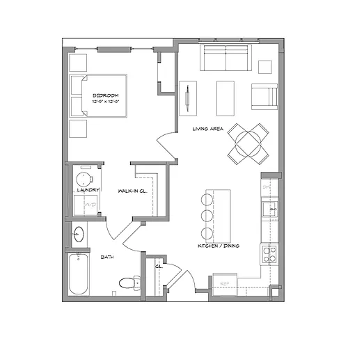 Floor plan 1BR15