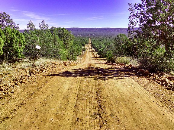 Road along property