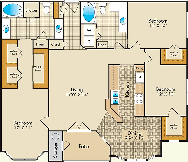 Floor plan G