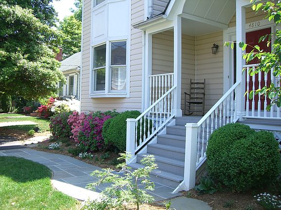 Front lead walk & porch