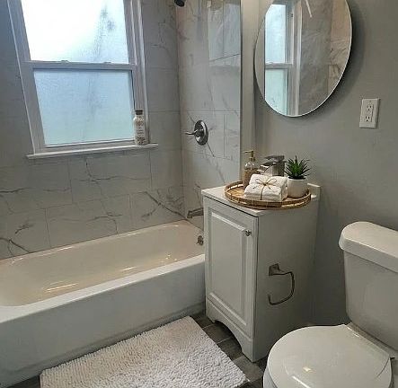 Staged batroom