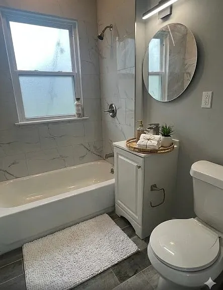 Staged batroom