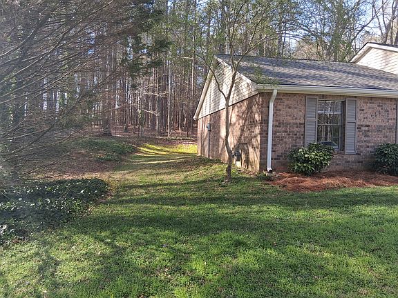Left side of house