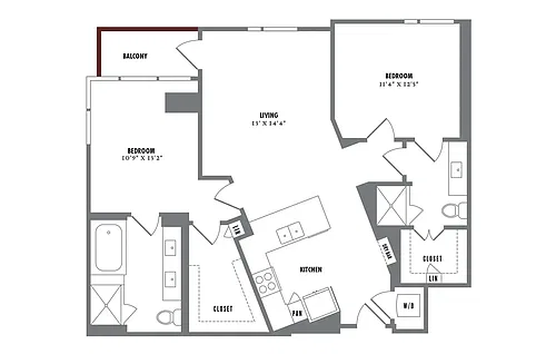 Floor plan B2
