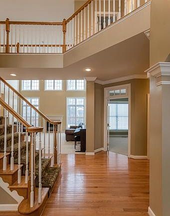 Foyer with Hardwood Floors