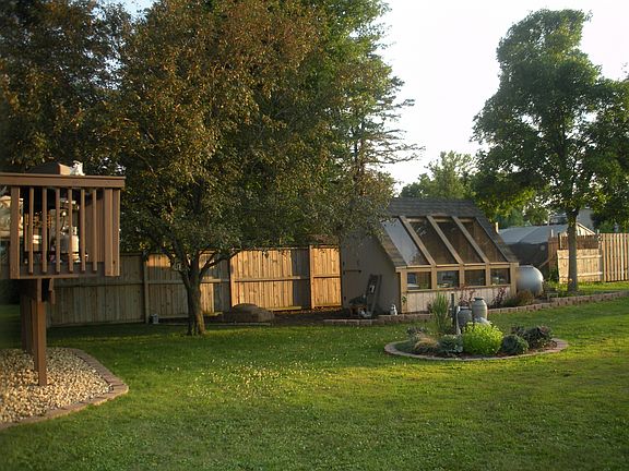 Back yard garden shed
