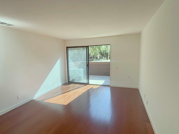 Living room with deck