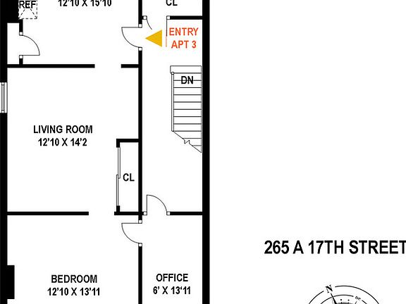 2nd image of 265A 17th St APT 3