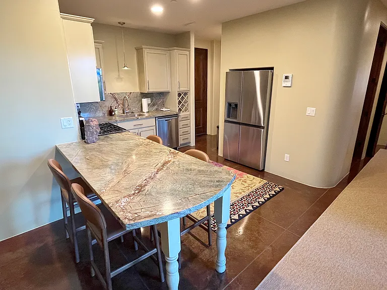 Lower Kitchen and Dining Area off Media Room