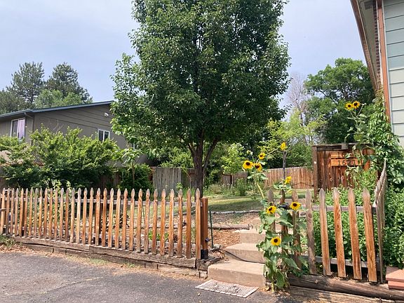 Entry walkway to back unit.