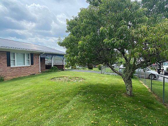 Fruit trees in front yard  