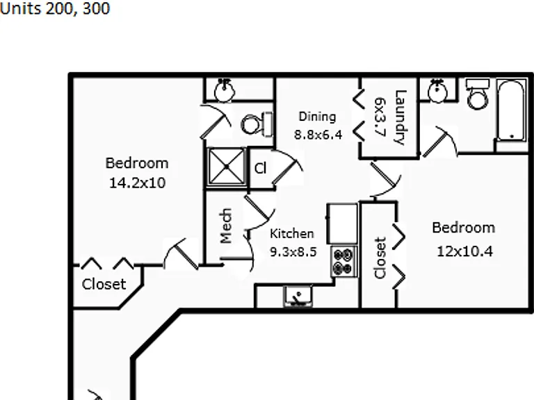 Atrium Suites - 2 BR/2 BA & 3 BR/3 BA — Photo 9