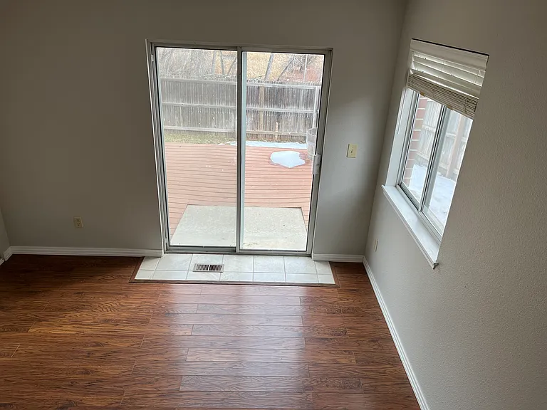 family room view from kitchen