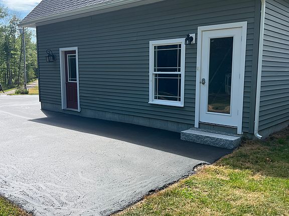 Apartment stair entry to second level.