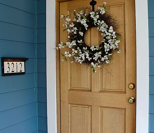 Outside, Front Door