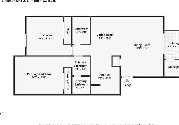 3rd image of 4211 E Palm Ln Unit 224