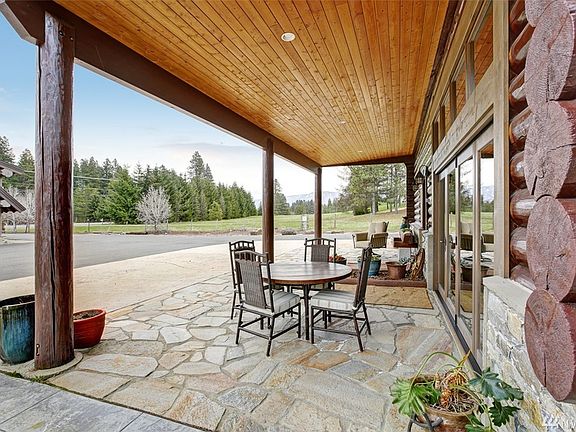 The covered entry provides great outdoor living space.