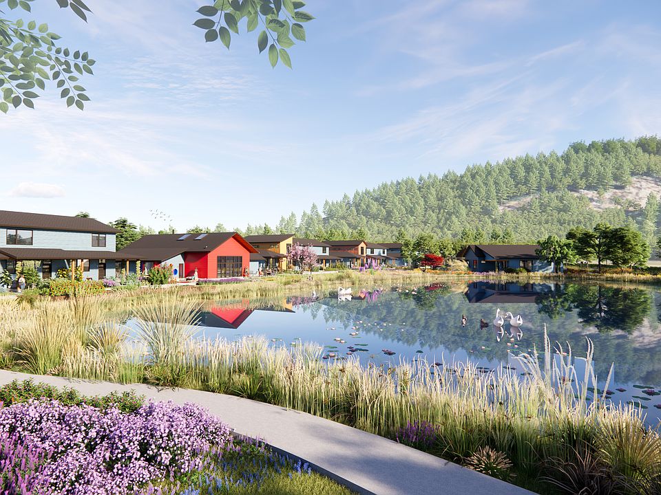 A cohousing village surrounded by more than 200 acres of protected farmland, forest and open space