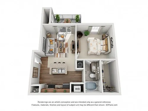 Floor plan The Classic Island