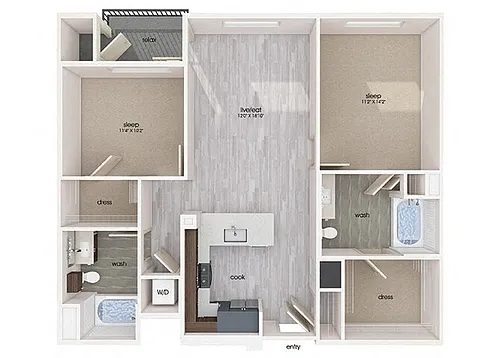 Floor plan B1