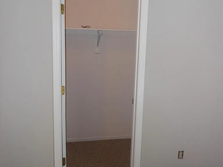 Large walk in closet in master bedroom