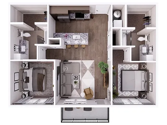Floor plan Founders 2B