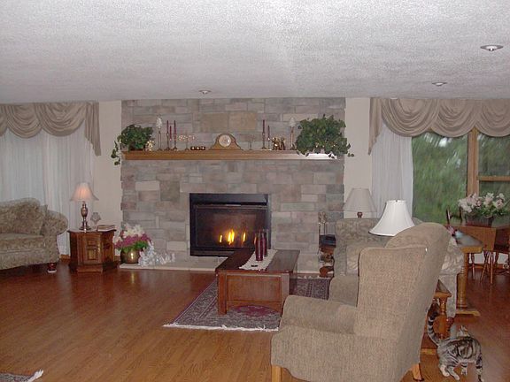 Living room west wall