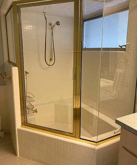 Master shower