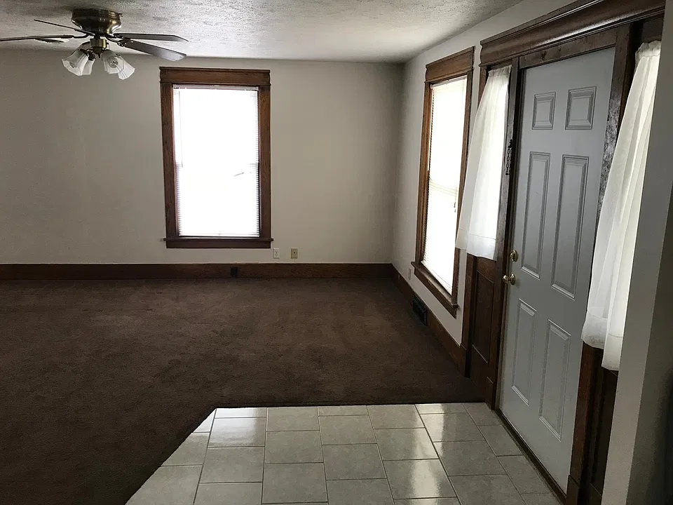 Tiled entry way