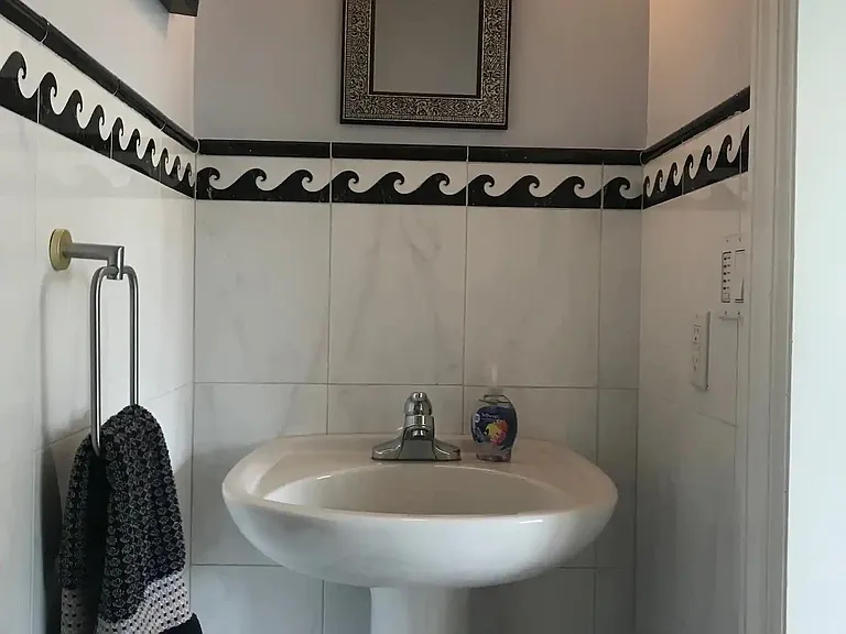 First floor half bathroom