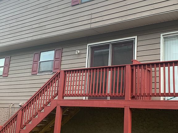 Unit C rear patio door
