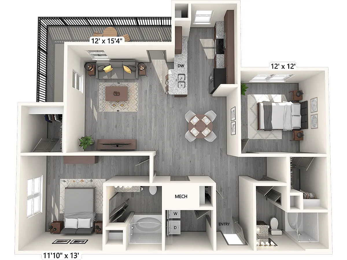 Floor plan B3