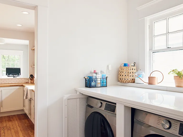 laundry - between kitchen & dining room - new washer/dryer!