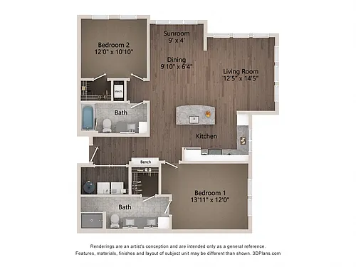 Floor plan B2E