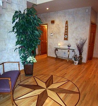 Hardwood Floor with Custom Inlay