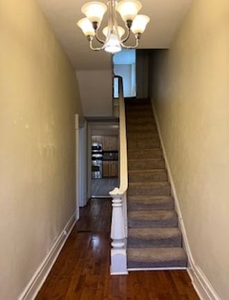 Large entrance - 12 ft ceilings throughout the first floor